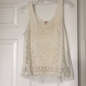 Mossimo lace tank top